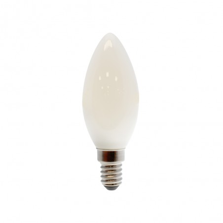 LED Light Bulb E14 C35 Milky (6W)