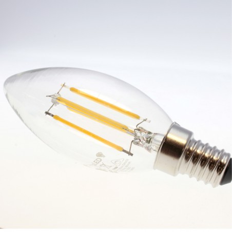 LED-Glühbirne E14 C35 Dimmbar (6W)