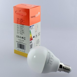 LED-Glühbirne E14 G45 (8W)