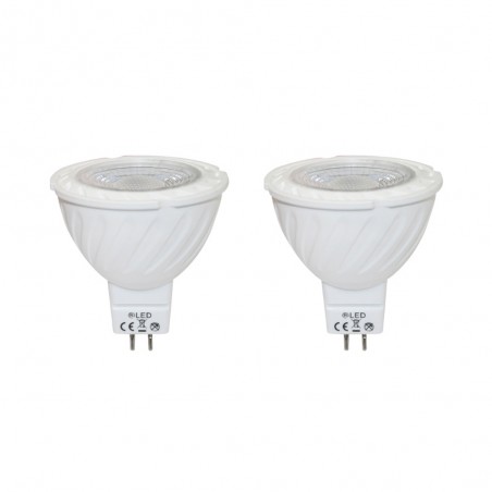 Pack 2 x LED Bulb GU5.3 MR16 12V (5W)