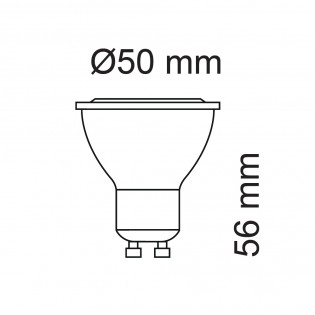 LED GU10 Kristall-Glühbirne (7W)