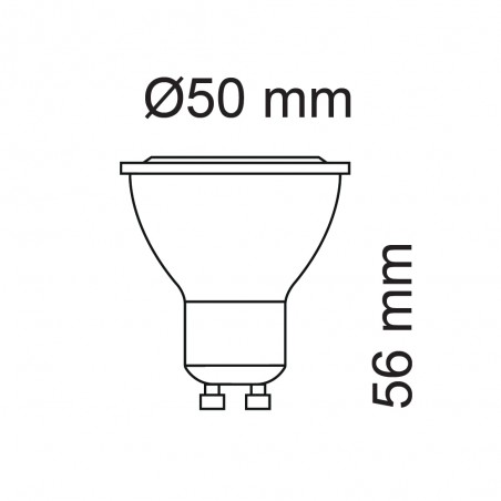 LED GU10 Kristall-Glühbirne (7W)