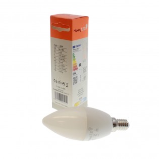 LED-Glühbirne E14 C37 (8W)