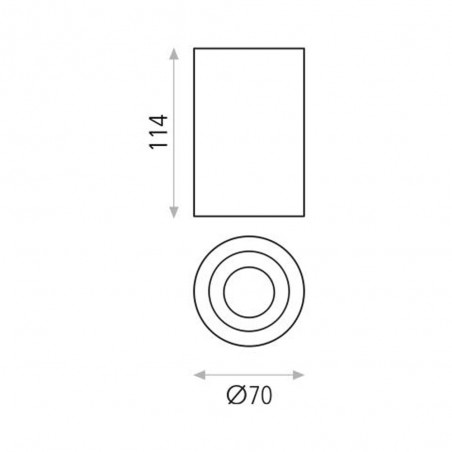 Flush Light Dseta