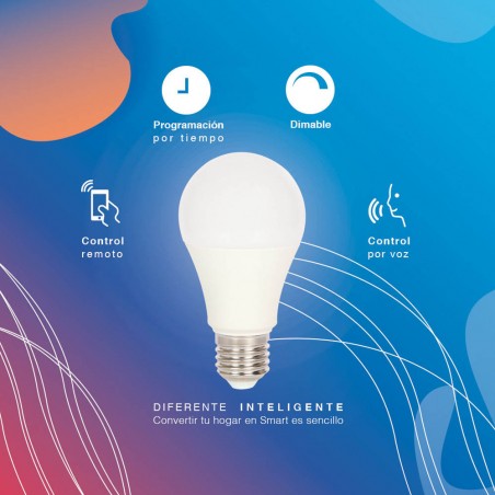 LED-Glühbirne E27 A60 Smart (8W)