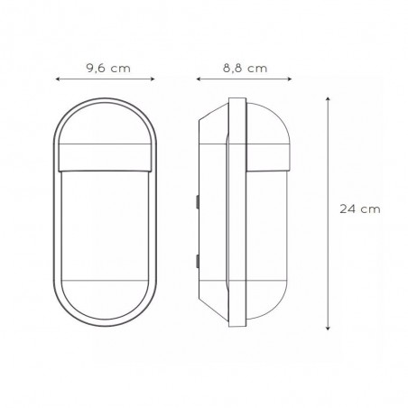 Outdoor Wall Lamp Capsule