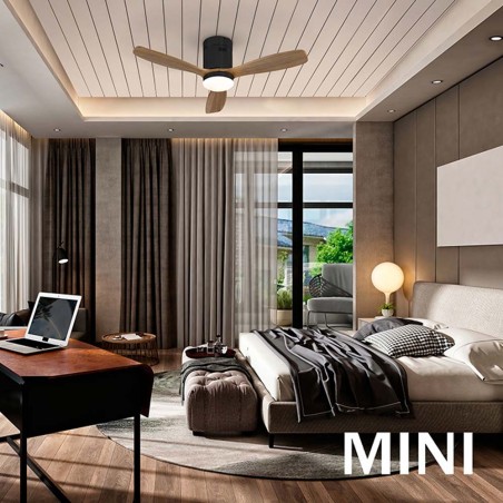Siroco Mini 3CCT LED-Deckenventilator (15W)