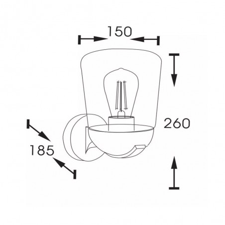 Outdoor Wall Lamp Tulsa