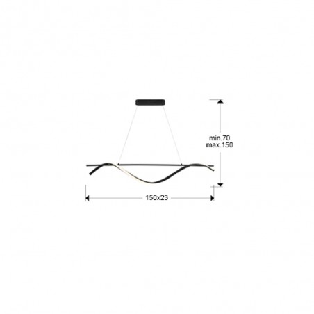 LED Ceiling Lamp Boa (26W)