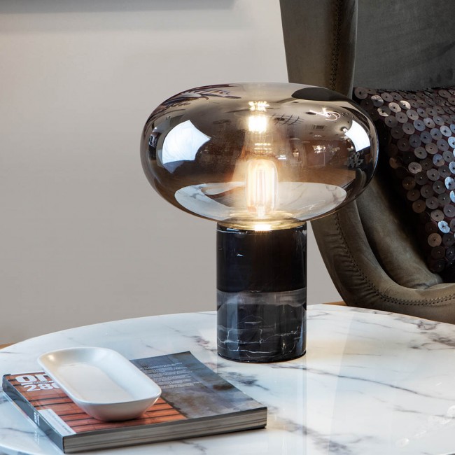 Table Lamp Fungi Black