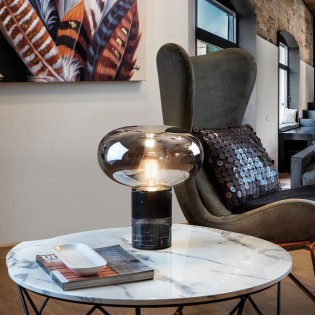 Fungi Tischlampe Schwarz