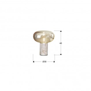 Table Lamp Fungi White