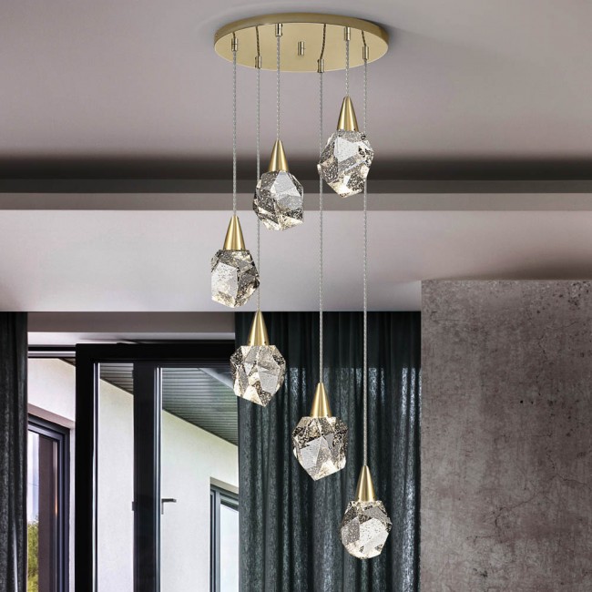 Cluster LED Pendant Lamp Aquaria (6x4W)