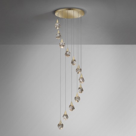 Cluster LED Pendant Lamp Aquaria (12x4W)