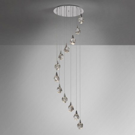 Cluster LED Pendant Lamp Aquaria (12x4W)