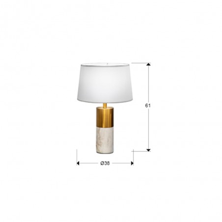 LED Table Lamp Lucian White (10W)