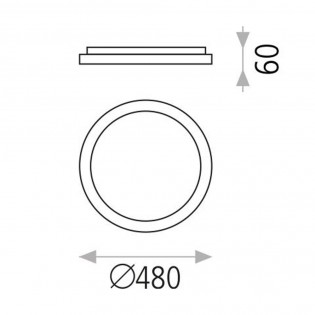 Flush Light Led Grace (40W)