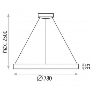 Deckenleuchte Led Grace (80W)