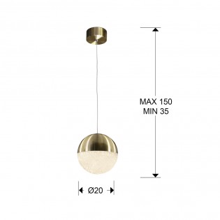 Sphere LED-Deckenleuchte (9,6 W)