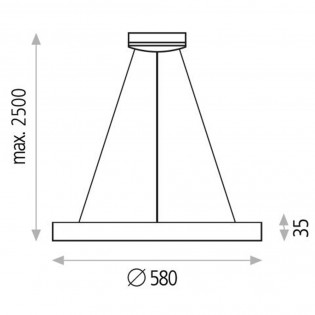 Pendant lamp Led Grace II (50W)