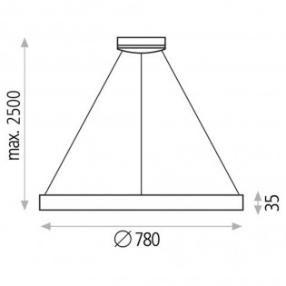 LED-Pendelleuchte Grace (80W)