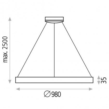 Grace LED-Pendelleuchte (100W)