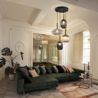 Cluster Pendant Lamp Norma (4 lights)