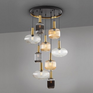 Norma LED-Pendelleuchte (9x8W)