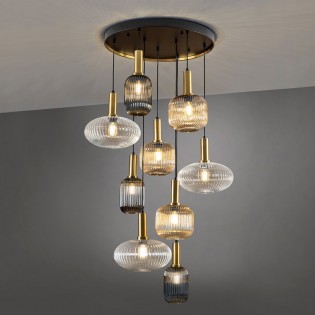 Norma LED-Pendelleuchte (9x8W)