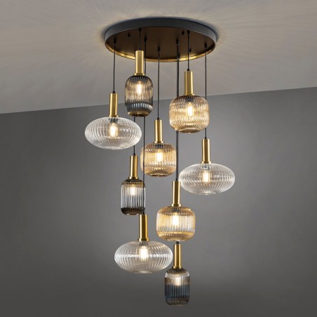Norma LED-Pendelleuchte (9x8W)