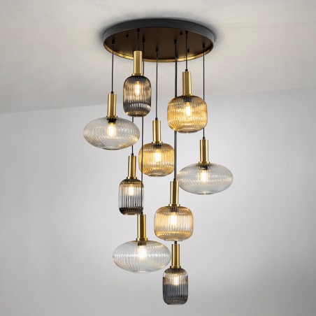 Cluster Pendant Lamp Norma (8 lights)