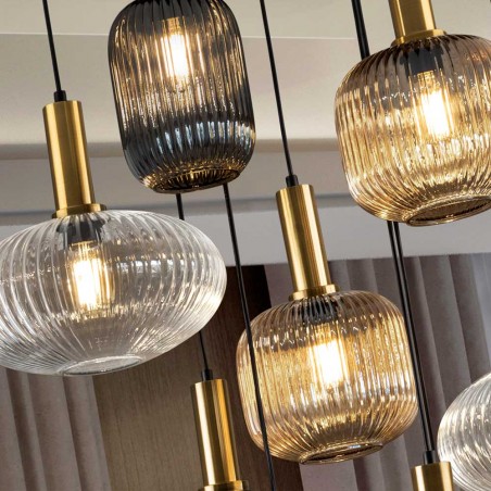 Norma LED-Pendelleuchte (9x8W)