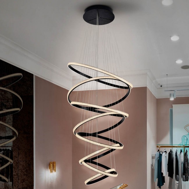 LED Pendant Lamp Ring Dimmable (162W)