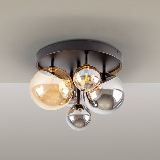 Dunkle LED-Deckenleuchte (5x3,5W)