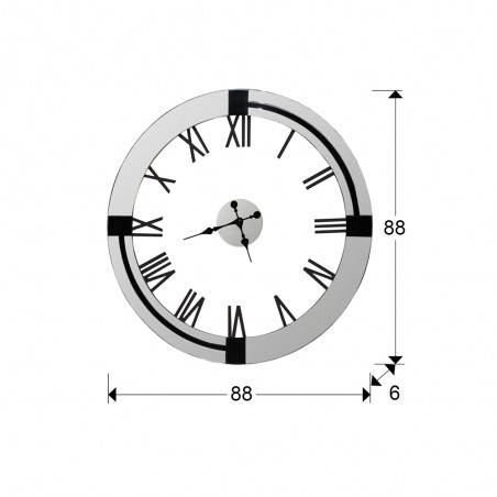 Kairos Wanduhr (88 cm.)