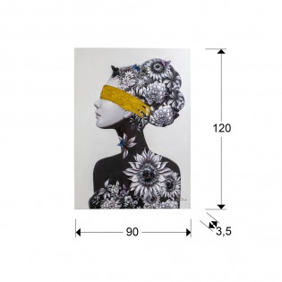 Acrylmalerei Profil II
