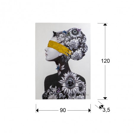 Acrylmalerei Profil II