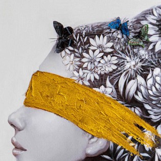 Acrylmalerei Profil II