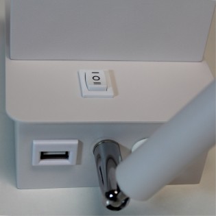 LED-Wandleuchte mit kabellosem Rob-Ladegerät (5+3W)