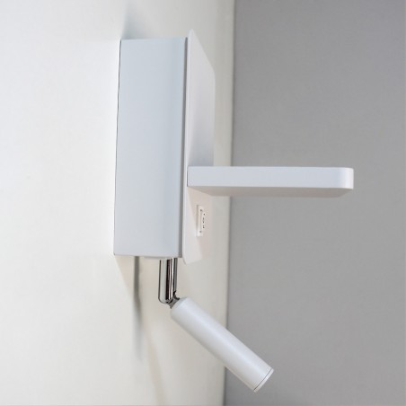 LED-Wandleuchte mit kabellosem Rob-Ladegerät (5+3W)