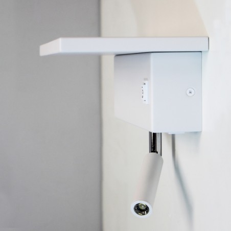 LED-Wandleuchte mit kabellosem Ladegerät Rob II (5+3W)
