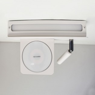 LED-Wandleuchte mit kabellosem Ladegerät Rob III (5+3W)