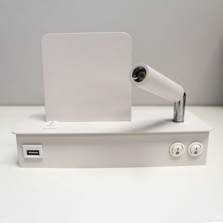LED-Wandleuchte mit kabellosem Ladegerät Rob III (5+3W)