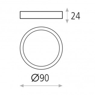 Flush Light Led Kore (6W)