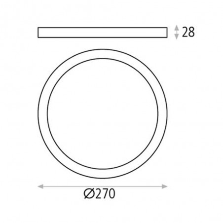Flush Light Led Kore (24W)