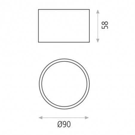 Flush Light Led Linus (6W)