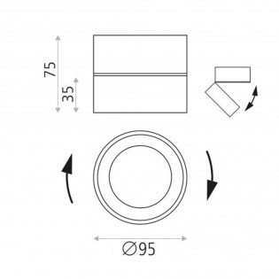 Mako LED-Deckenstrahler (20W)