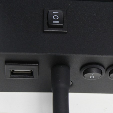 LED-Wandleuchte mit kabellosem Ladegerät Rob2 (5+3W)