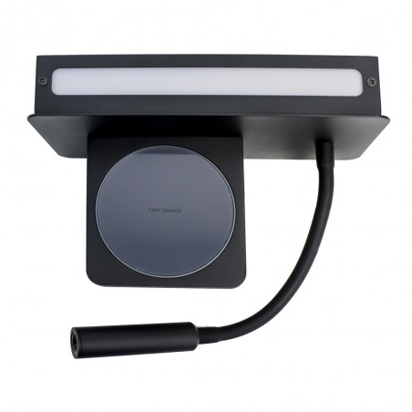 LED-Wandleuchte mit kabellosem Ladegerät Rob2 III (5+3W)