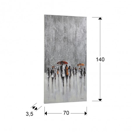 Acrylmalerei Regen